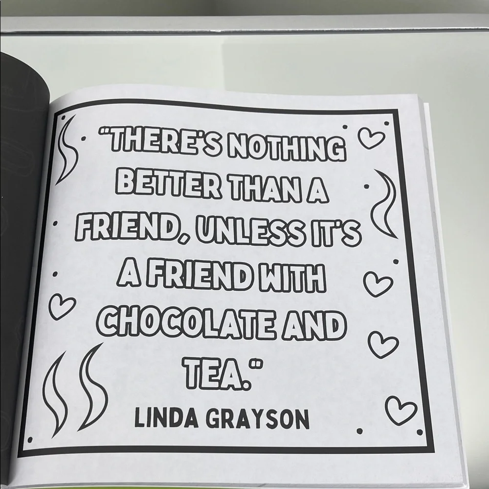 Writeitdown Tea Party Coloring Book - Picture 4 of 6